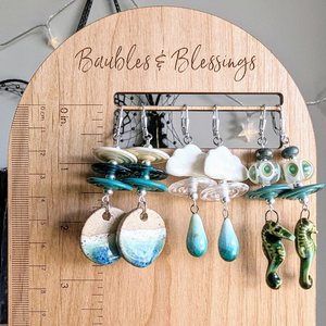 Multi-Artist Seahorse Earrings with Lampwork Beads