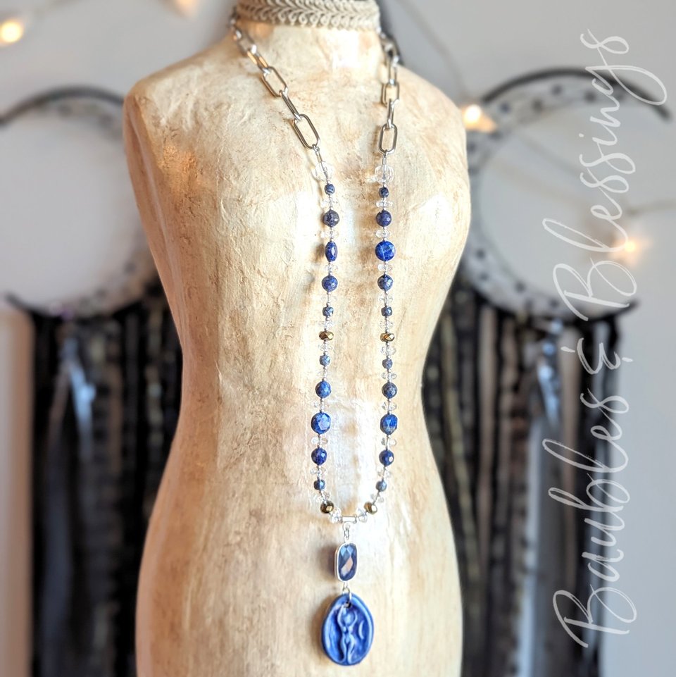 RESERVED for S: Custom Goddess Necklace