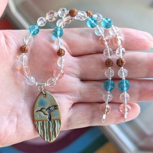 RESERVED for R: Custom Hummingbird Necklace