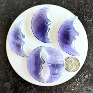 Crystal Crescent Moons: Choose Your Stone