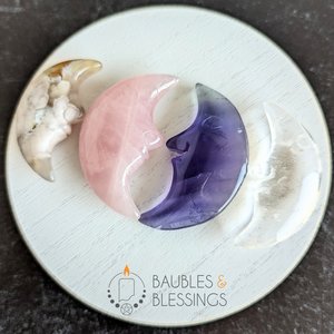 Crystal Crescent Moons: Choose Your Stone
