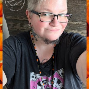 Pumpkin Necklace with Czech Glass & Onyx (MTO)