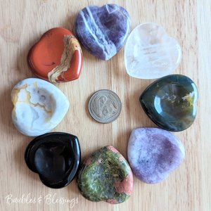 Heart Shaped Worry Stones: Choose Your Stone