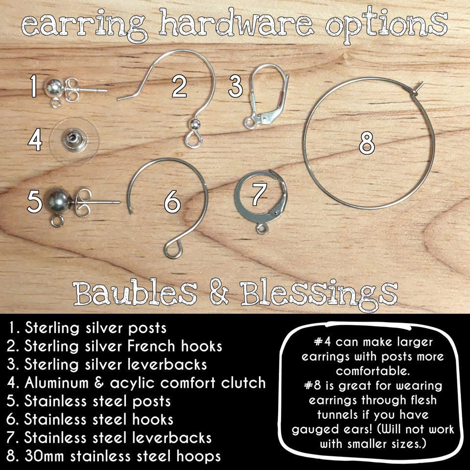 RESERVED for T: MOP Moon Earrings w Mini Stars