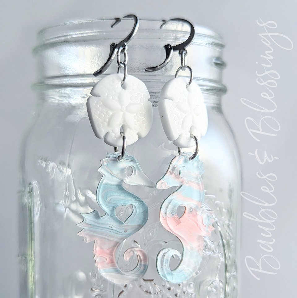 RAOK for Amanda: Seahorse Earrings