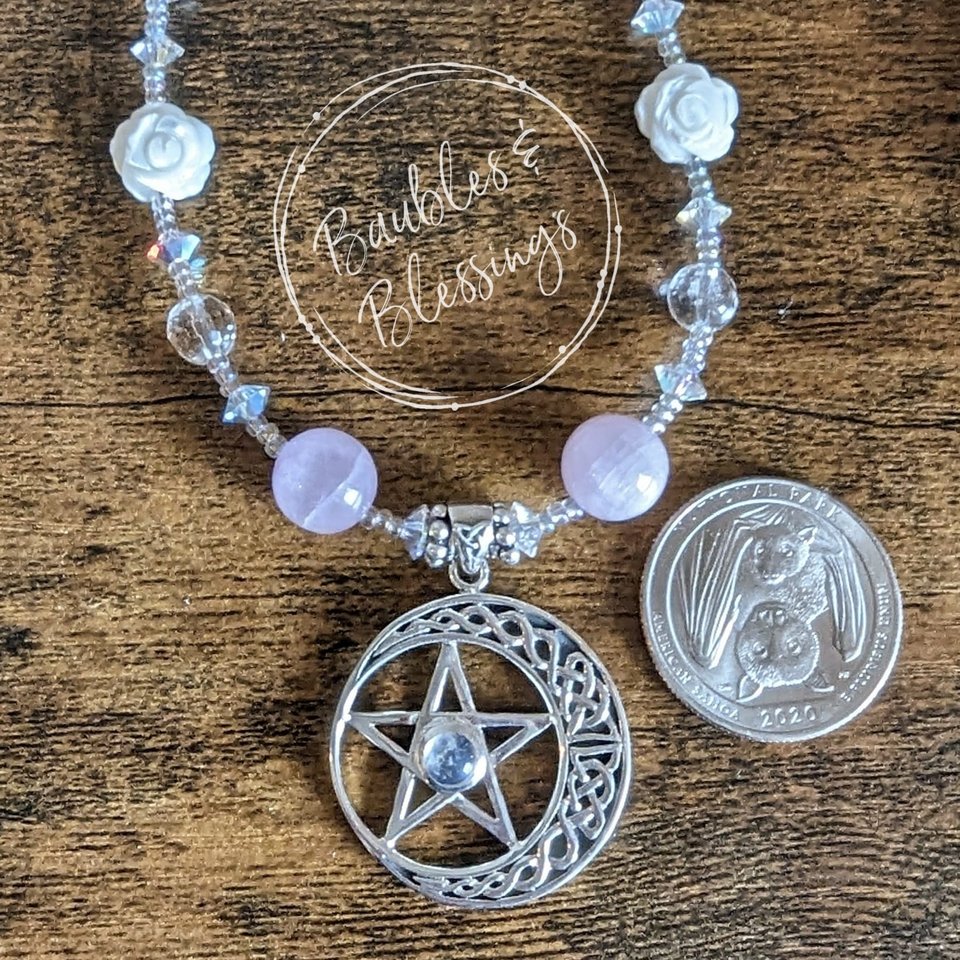 Elemental Witch Necklace for Gentle Grounding & Healing