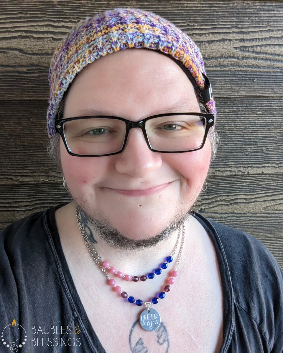 Bi Pride Necklace: Choker or Custom Stamped Pendant (MTO)