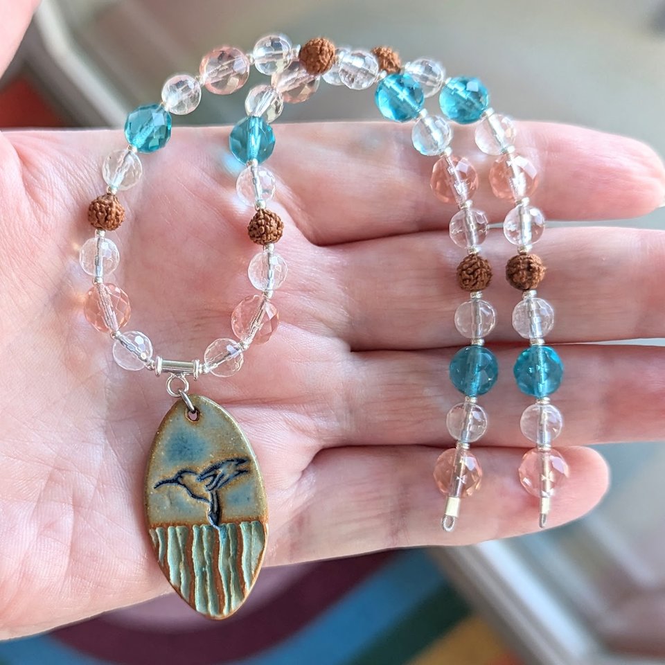 RESERVED for R: Custom Hummingbird Necklace