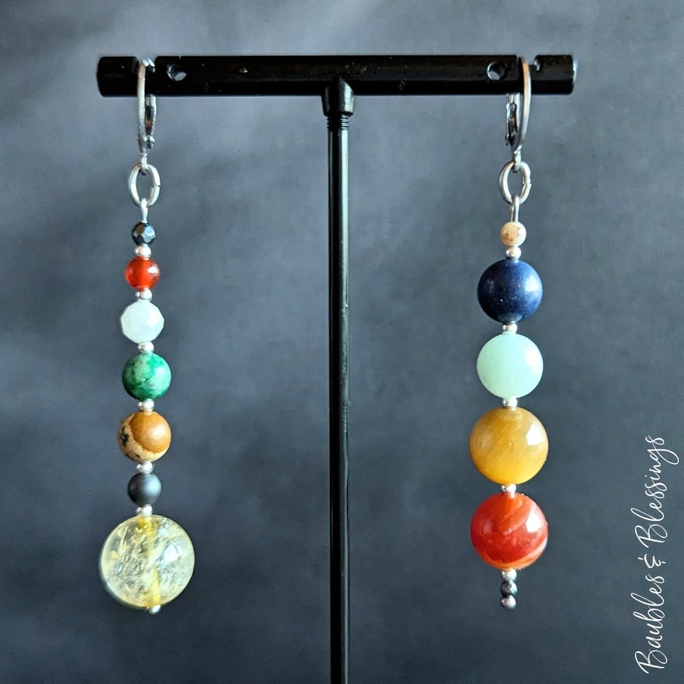 Perfectly Balanced Solar System Earrings