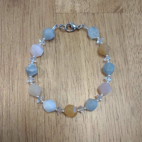 Mixed Beryl & Preciosa Crystal Bracelet