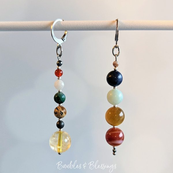 Perfectly Balanced Solar System Earrings