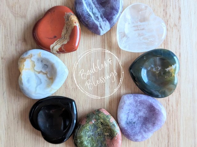 Heart Shaped Worry Stones: Choose Your Stone